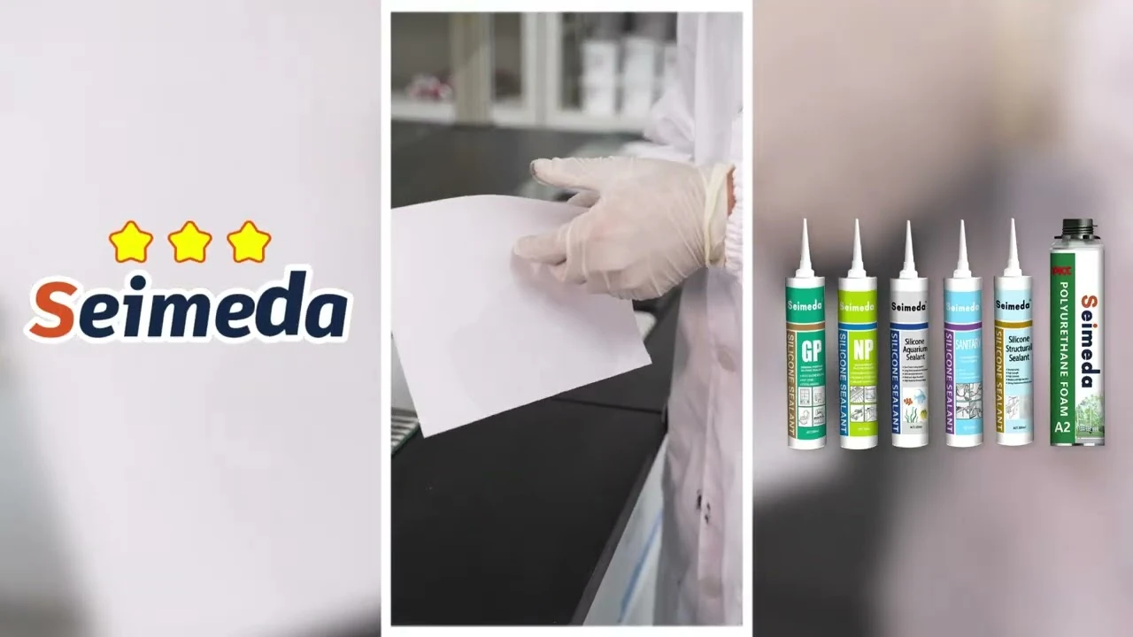 Prueba de plegado del sellador de silicona Patr&oacute;n de mariposa y evaluaci&oacute;n de reolog&iacute;a