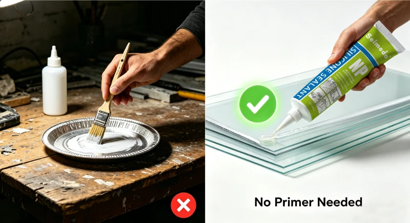 Adhesi&oacute;n sin imprimaci&oacute;n a metales y la mayor&iacute;a de los pl&aacute;sticos.